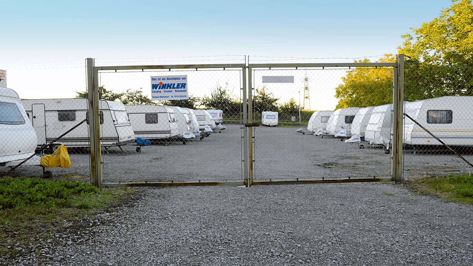 Wunderbar Abstellplatz Fur Wohnwagen Bilder