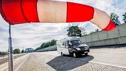 Seitenwind-Assistent bei Hymer ML-T