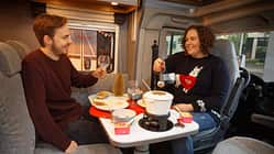 Weihnachtsessen im Wohnmobil