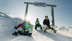 Touren-Tipps Rodelnde Kinder 