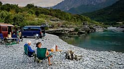 Albanien, Reise, Osteuropa Albanien mit dem Campingbus Wasser f