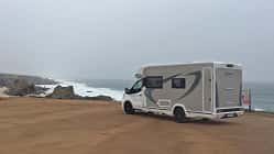 Strand, Wohnmobil, Klippe