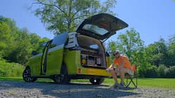 Heckansicht, Camping, Elektrocamping