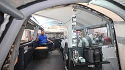 Innenraum, Vorzelt, Luftgestänge, Klappcaravan