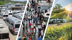 Collage, Messe, Stellplatz