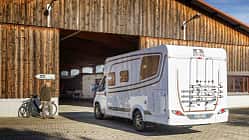 Wohnmobil, Scheune, Winterstellplatz