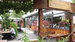 Campingplatz Berger, Stellplatz, Biergarten