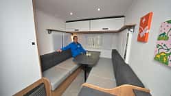 Sterckeman Easy 32DD, Wohnwagen, klein, Sitzgruppe