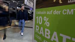 Rabattschild, CMT 2026, Messe, Sonderangebot, Schnäppchen Rabattschild, CMT 2026