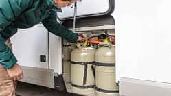 Gasflaschen, Truma, Heizung, Camping, Wohnmobil