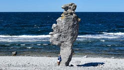Gotland, Insel, Schweden, Fårö, Raukenstein, Küste f _Gotland/Öland_Schweden_Fårö
