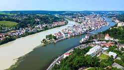 Reise, Donau, Passau, Dreiflüsseeck, Inn, Ilz xo_Donaureise_Passau