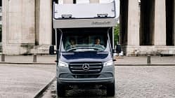 Bimobil LB 365 Wohnmobil Frontansicht mit Mercedes Sprinter Fahrerhaus Bimobil LB 365 Wohnmobil Frontansicht mit Mercedes Sprinter Fahrerhaus