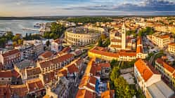 Kroatien, Pula, Altstadt, Amphitheater i_Campingplätze_Kroatien_Pula
