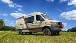 Kastenwagen, Flowcamper, Max Grande Autark, Außenansicht, Seitenansicht, Mercedes Sprinter-Basis i_Flowcamper_Max_Grande_Autark