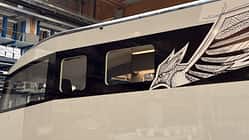 Die E-Wohnmobilstudie baut mit einem Leichtbau-Interieur von Vöhringer auf der EVOLVE-Plattform von City Freighter auf. Die komplette Wohnmobilarchitektur wird elektrisch betrieben. Die E-Wohnmobilstudie baut mit einem Leichtbau-Interieur von Vöhringer auf der EVOLVE-Plattform von City Freighter auf. Die komplette Wohnmobilarchitektur wird elektrisch betrieben.