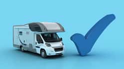Wohnmobil, Häkchen, Checkliste