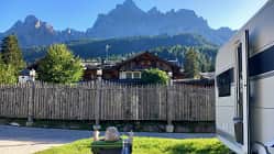 Italien, Zugwagen, Caravan, Hobby De Luxe 460 UFe, Mercedes V-Klasse, Ausblick, Berge