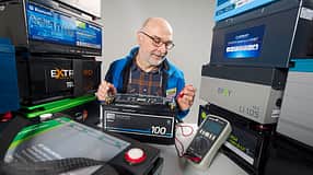 f Lithium-Akkus Test