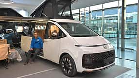 Hyundai Staria Camper Concept, Studie E-Campervan, E-Camper, Elektro Camper, Elektro Campingbus, CMT Stuttgart