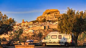 Burg, Valencia, Spanien, Camping, Urlaub