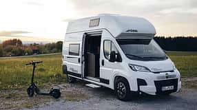 E-Scooter, Camping, Campingbus