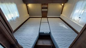Einzelbetten, Schlafzimmer, Wohnmobil
