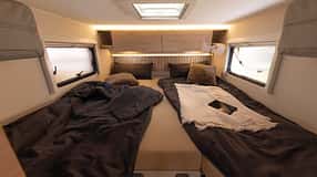 Dethleffs Just Van T5 Wohnmobil mit Einzelbetten im Heck