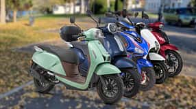 Roller, Freisteller, Parkplatz
