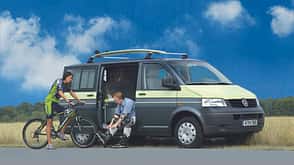 VW California Beach, 2004, Fahrrad VW California Beach, 2004, Fahrrad