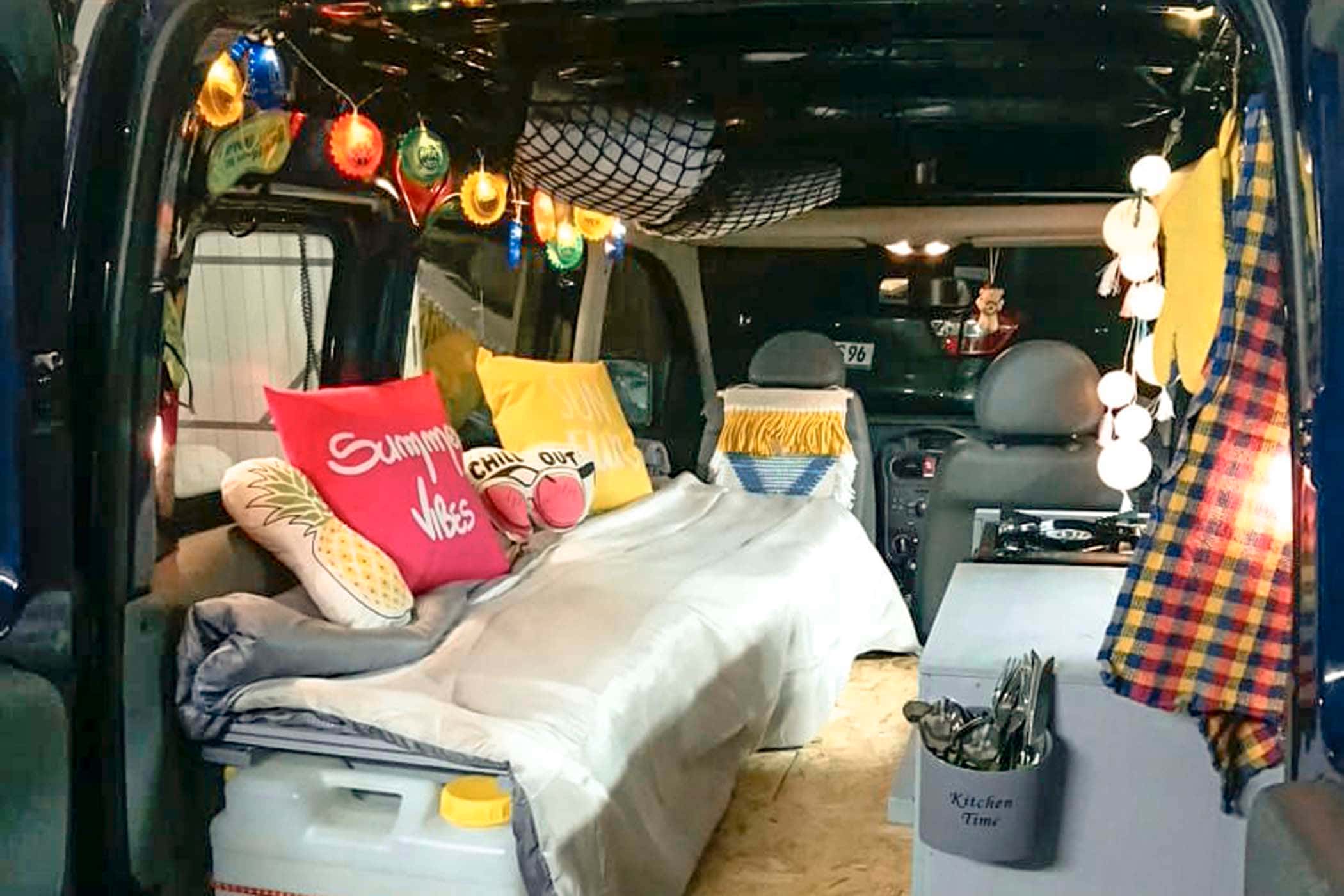 Opel Combo als Campingfahrzeug: Selbstausbau