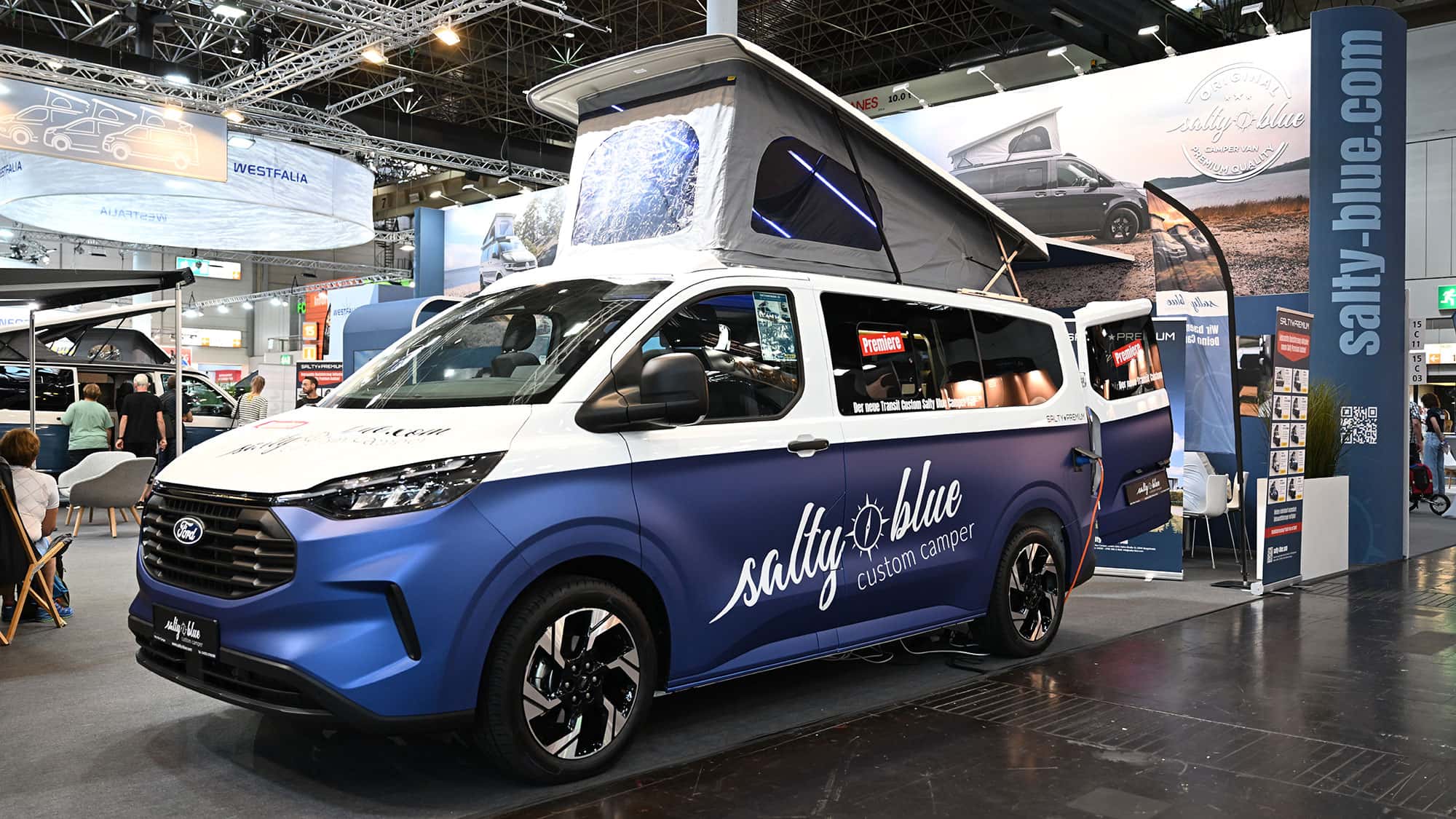 Salty Blue Premium auf Ford Transit Custom (2025)