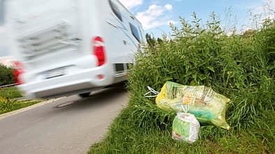 Wer Müll liegen lässt, bringt alle Reisemobilisten in Misskredit.