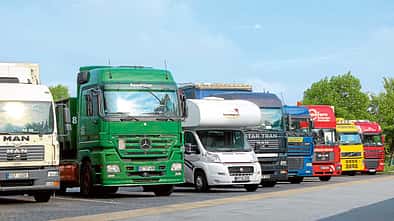 Parken Lkw