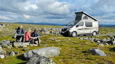 Mit Karmann Colibri durch Norwegen Jotunheimen-Nationalpark Norwegen