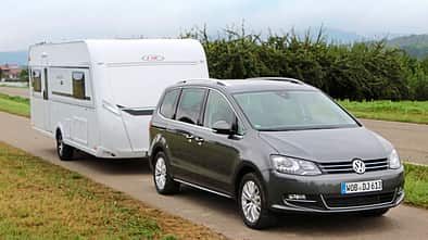 Sharan und Tiguan als Zugwagen