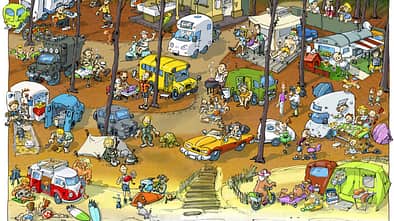 Cartoon Camper-Typen