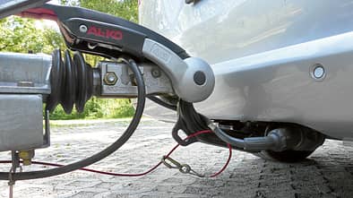 Anhängerkupplung beim Mercedes V 250
