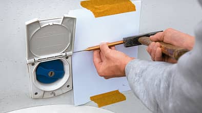 Klappdeckel im Caravan tauschen