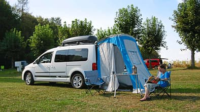 Unterwegs im Erdgas-Caddy