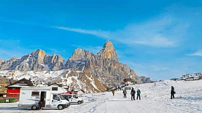 Dolomiten im Winter