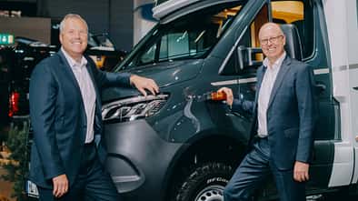 Bob Martin, CEO Thor Industries, Martin Brand, Geschäftsführer Erwin-Hymer-Group