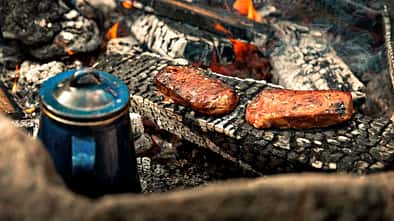 Kochen am Lagerfeuer