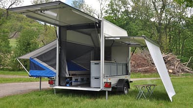 Faltcaravan Motorrad-Tranport Farfalla Camper Pure 