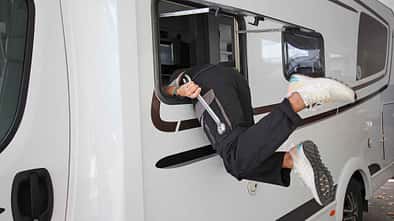 Aufbaufenster sichern