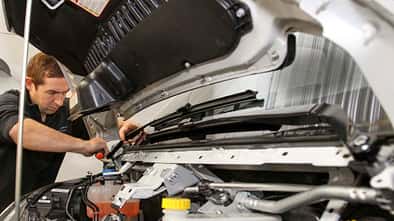 Scheibenwischer-Einbau 