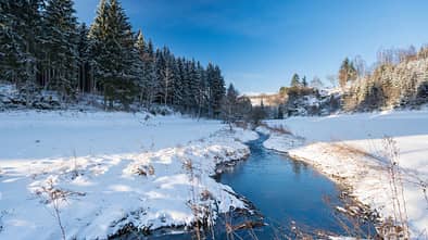 winterliche Landschaft HunsrŸck