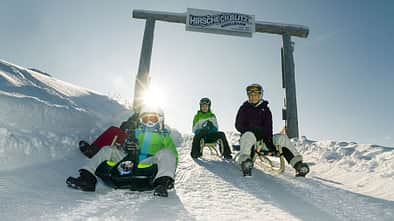 Touren-Tipps Rodelnde Kinder 