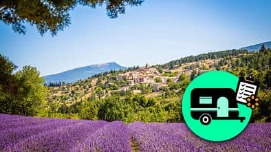 Lavendelfeld in der Provence.