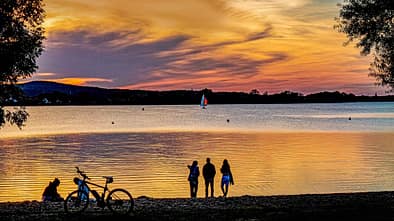 Nuernberg Reise Sonnenuntergang